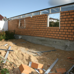 Agrandissement terrasse pour espace de jeu pour enfants Pornichet